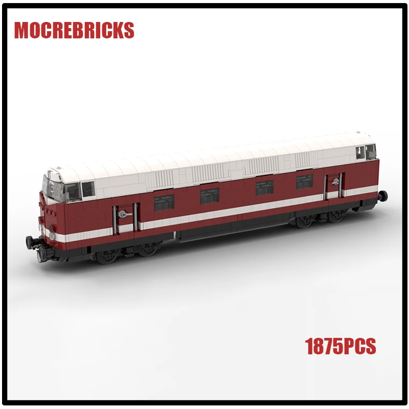 

Urban Railway Train Series Br 118 DR Diesel Locomotives MOC Building Block Assembly Model Kid's DIY Bricks Toys Xmas Gifts