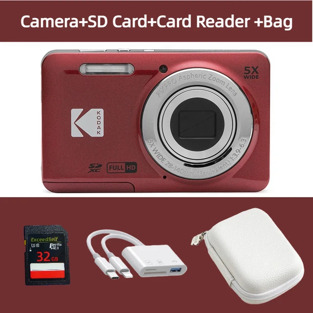 Kodak PIXPRO FZ55 レッド 16MP Amazon.com : Kodak PIXPRO FZ55, 16MP 28mm Wide-Angle Digital