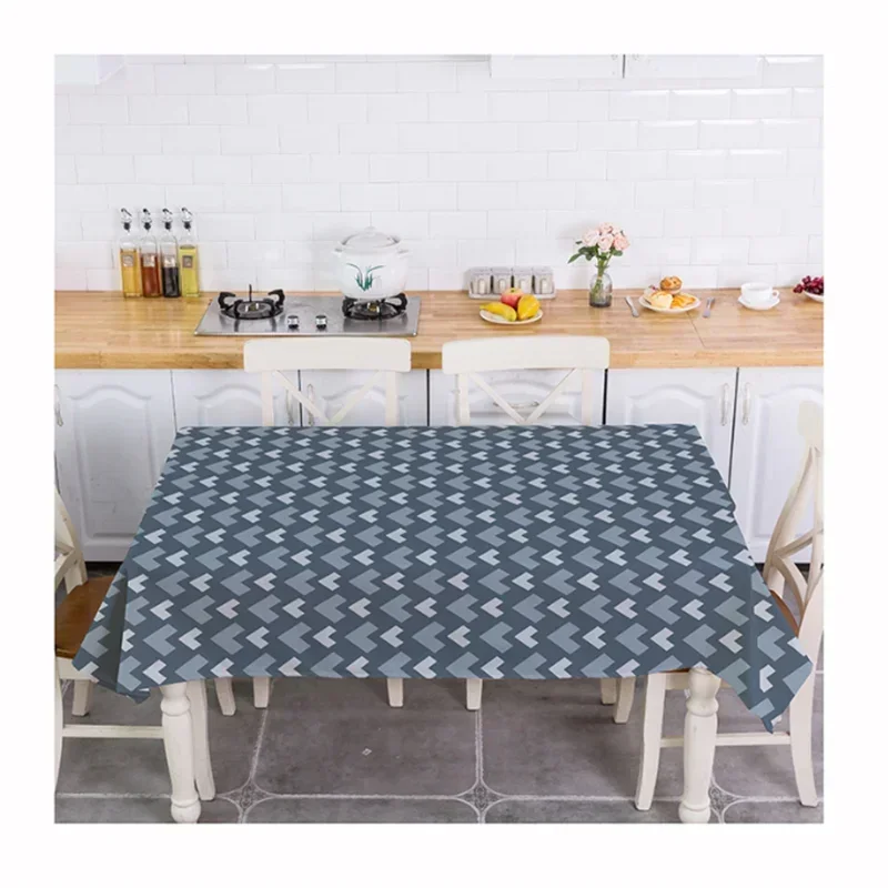 

Fashion Flax Linen Tablecloth Table Dustproof Cover Heat Resistant For Kitchen Dining Room Multiple Sizes