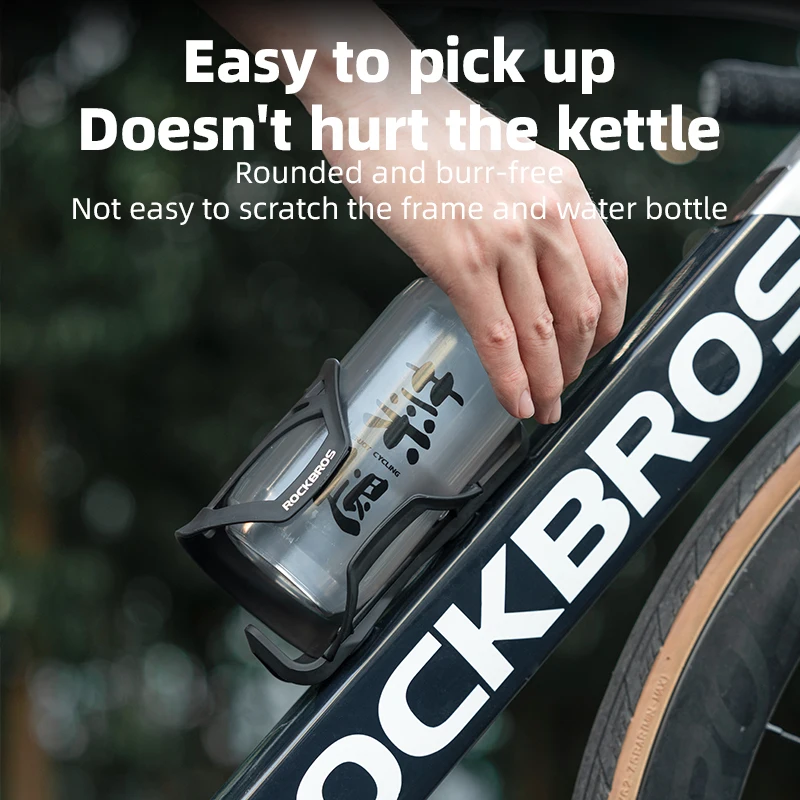 ROCKBROS BC34 Bicycle Water Bottle Cage Road Mountain Bicycle Bottle Rack ABS+PC Lightweight Cycling Bottle Bracket Water Cup Rack - Image 6