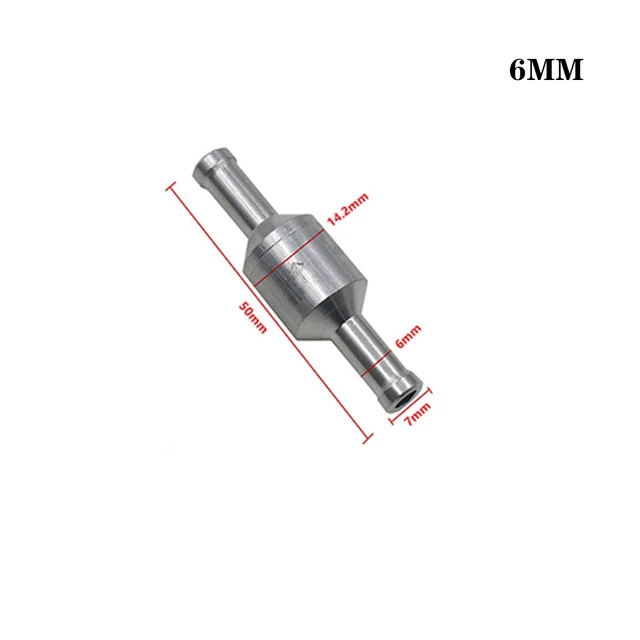 Clapet anti-retour -2Pcs 6mm Inline Clapet anti-retour Gasoil Eau