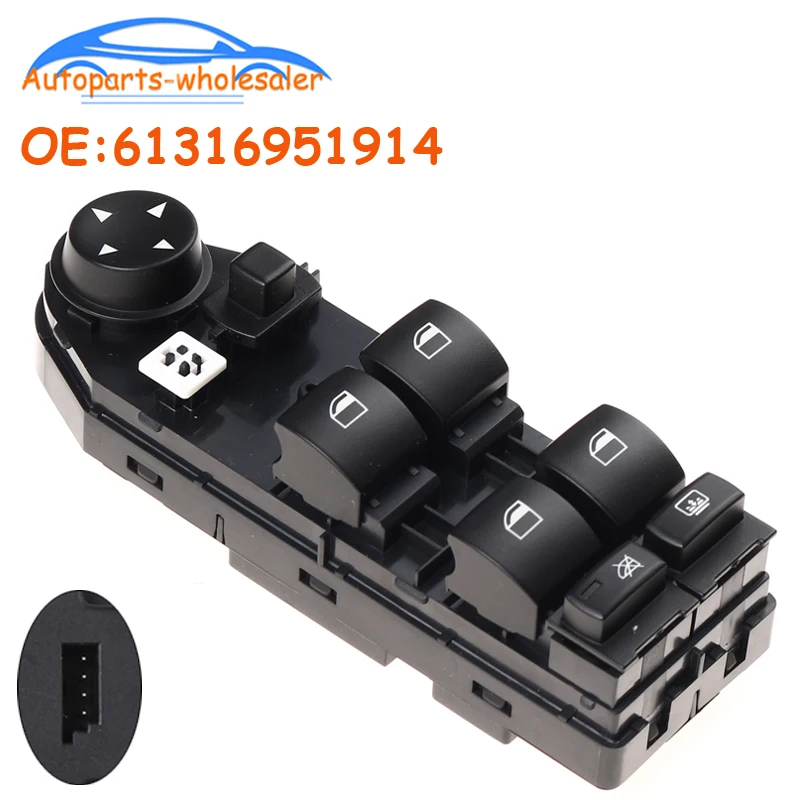 

61316951914 For BMW E60 2001 - 2009 E61 2002 2003 2004 2005 2006 2007 5ER 5 Series 61316943251 Electric Window Lifter Switch