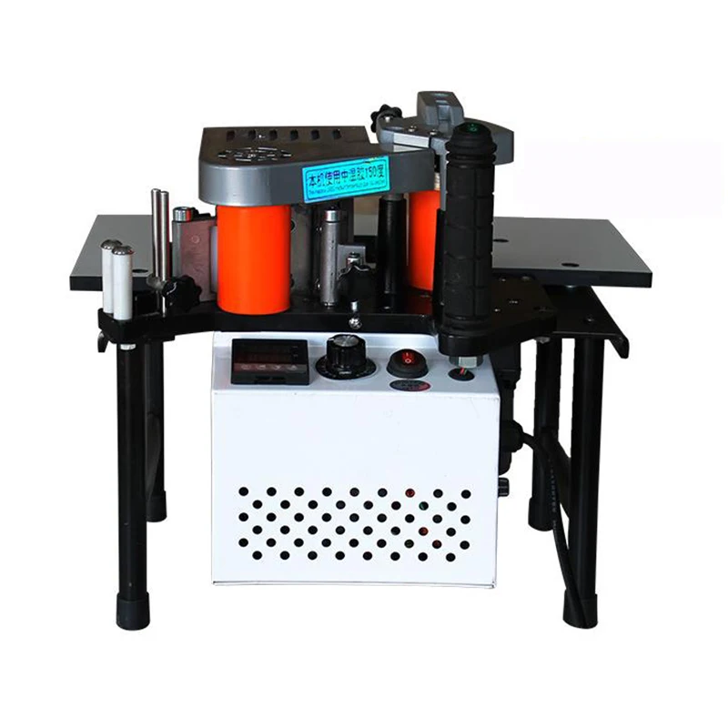 

220V 1200W Manual Woodworking Edge Banding Machine Double Side Gluing Portable Edge Bander Woodworking Edge Banding Machine