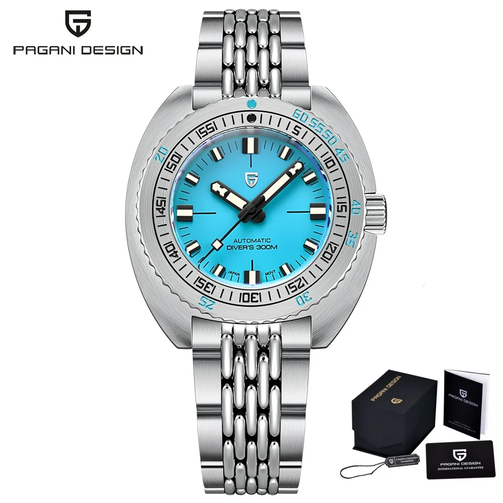 パガーニデザイン2024新品メンズ自動機械式ダイバー時計nh38サファイア