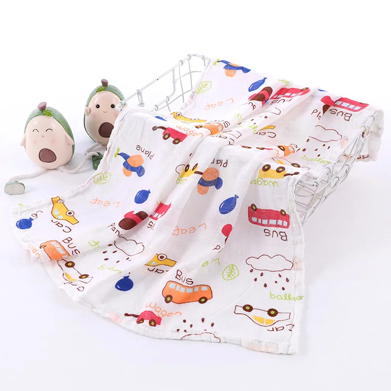 60x60cm Newborn Baby Musilin Blanket Ultra Soft Bamboo Baby Swaddle Blankets Skin Friendly Muslin Diaper Baby Burping Cloths 5