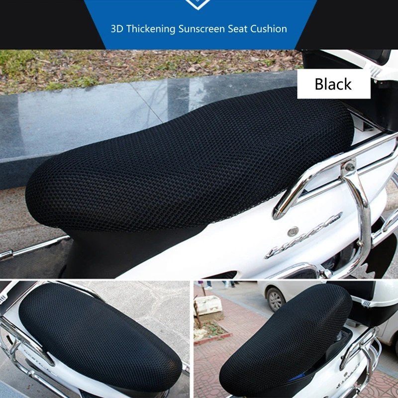 Motorrad Sitzkissen Luftkühlung 3D Mesh Motorrad Sitz Pad. Stoppt Heißer  Sitz Atmungsaktiv Motorrad Sitzkissen - AliExpress