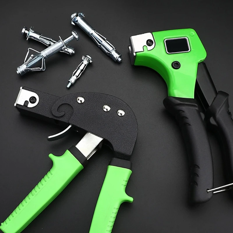 Manual Rivet Gun Carbon Steel Blind Rivet Tool Gutter Repair Professional Tools Drosphip