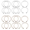 10Pieces White Silver Plated Bangle Bracelet Screw End Ball Cuff Charm Beads DIY Jewelry for Women Men Cuff Bangle Gifts 1
