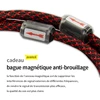 Cable audio RCA vers RCA, 1 paire, câble d'interconnexion HIFI stéréo
