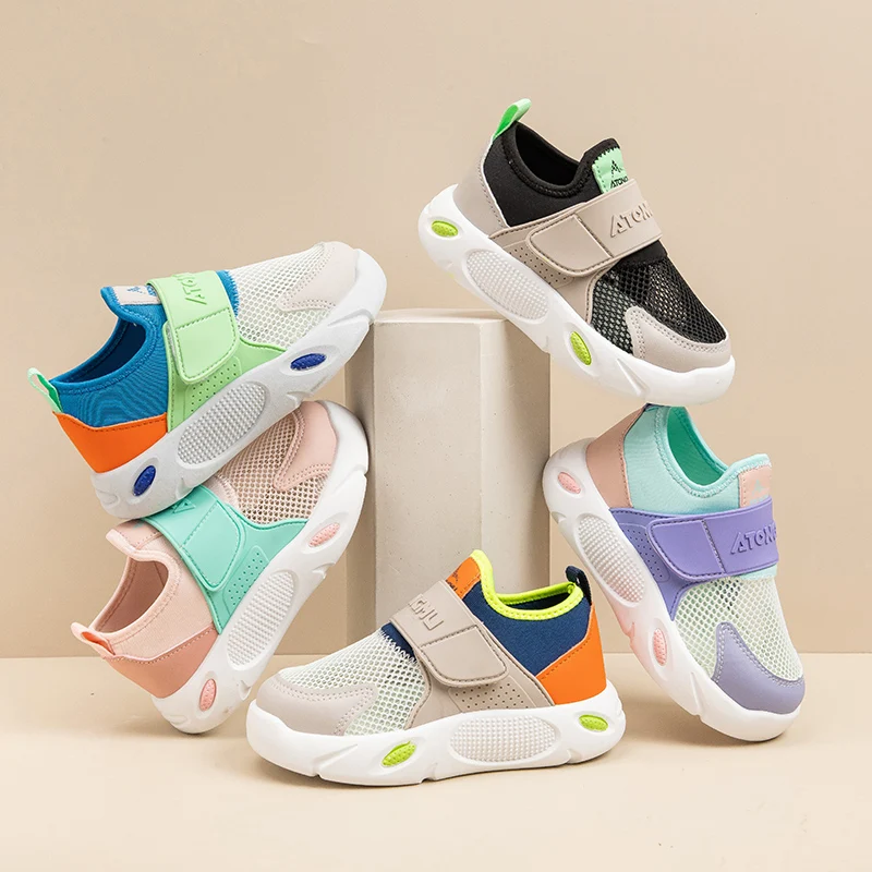 Mesh Kids Sneakers for Boys Girls Summer Walking Shoes