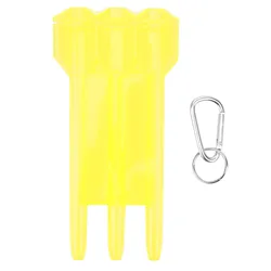 Compact ABS Storage Case with Aluminum Alloy Buckles (Yellow)