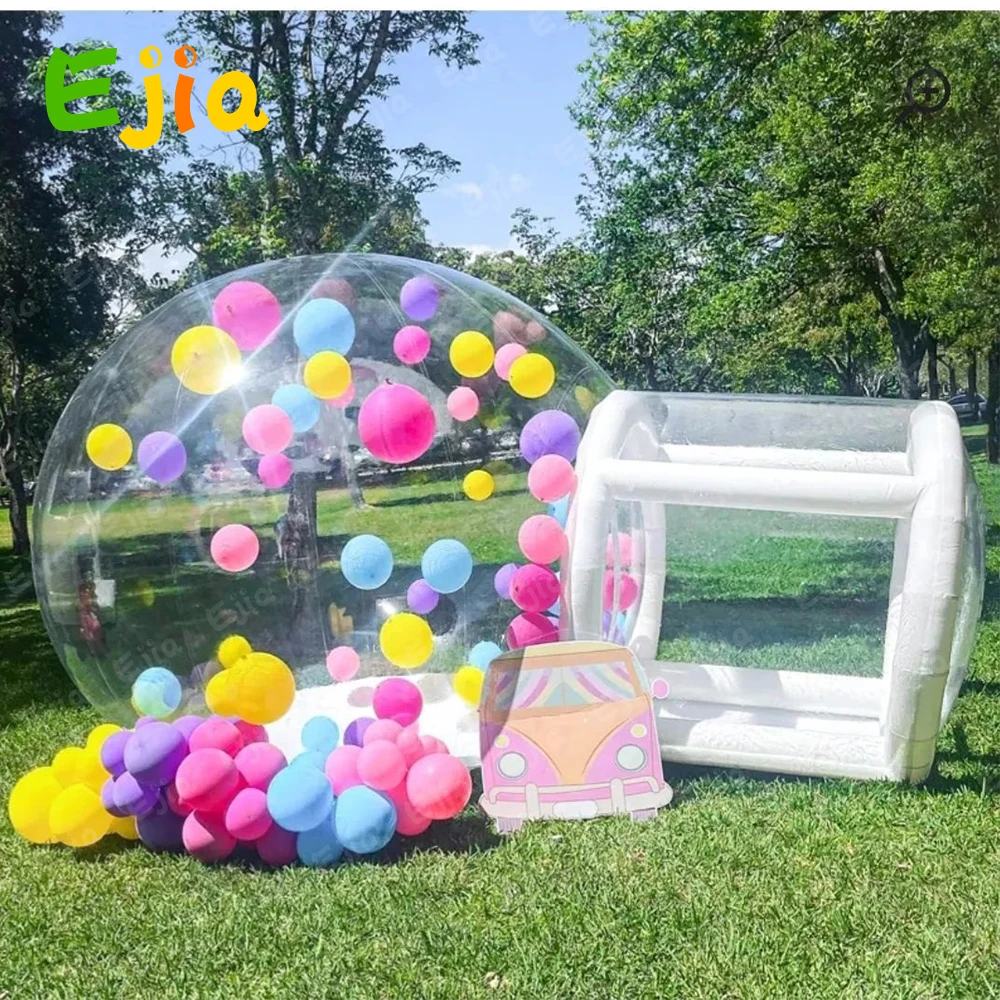 

8FT Small Kids Balloon Inflatable Bubble House With Blowe Bubble Tent Transparent Dome House For Kids Indoor Ourtdoor Party