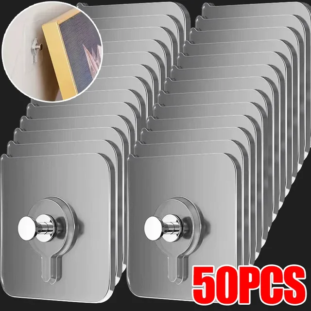 No-Drill Adhesive Wall Hooks 1