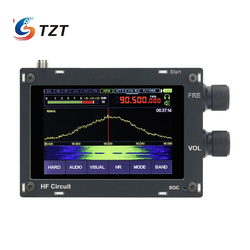 Malahit dsp sdrラジオ受信機50 125khzの250mhz 400mhz 2 2.4ghz短波