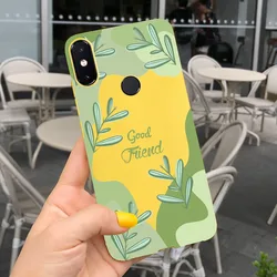 Lovely Pattern Jelly Soft Silicone TPU Bumper Phone Case for Xiaomi Mi 8 SE (Pink Green)