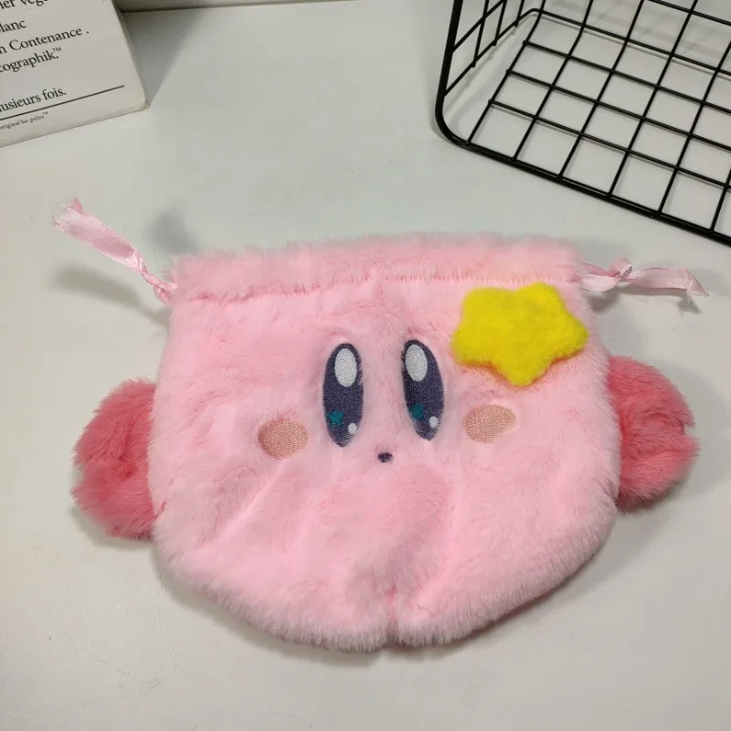 Kirby Cute Plush Coin Purse Key Jewelry Mini Storage Bag Women