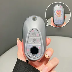 Elegant Car Key Fob Protector for Mercedes - Benz Luxury Vehicles (Car key case)