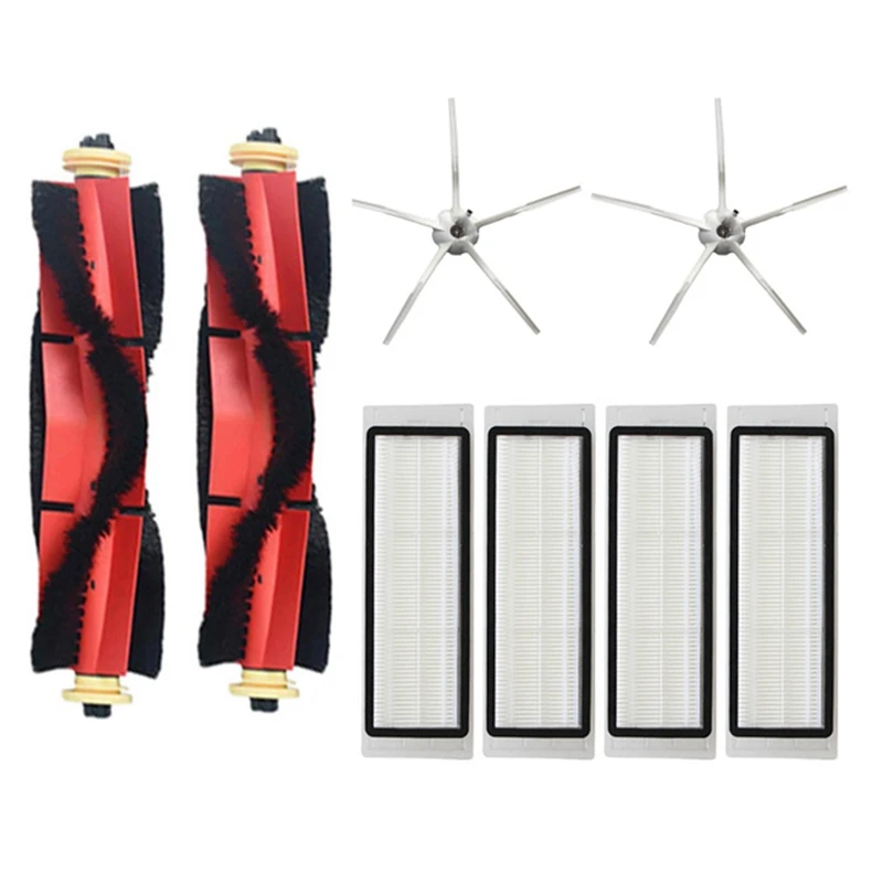 

Запчасти для пылесоса XiaoMi Roborock S5 MAX S6 S65 S5 S50 S55, моющиеся фильтры НЕРА, основная и боковая щетки