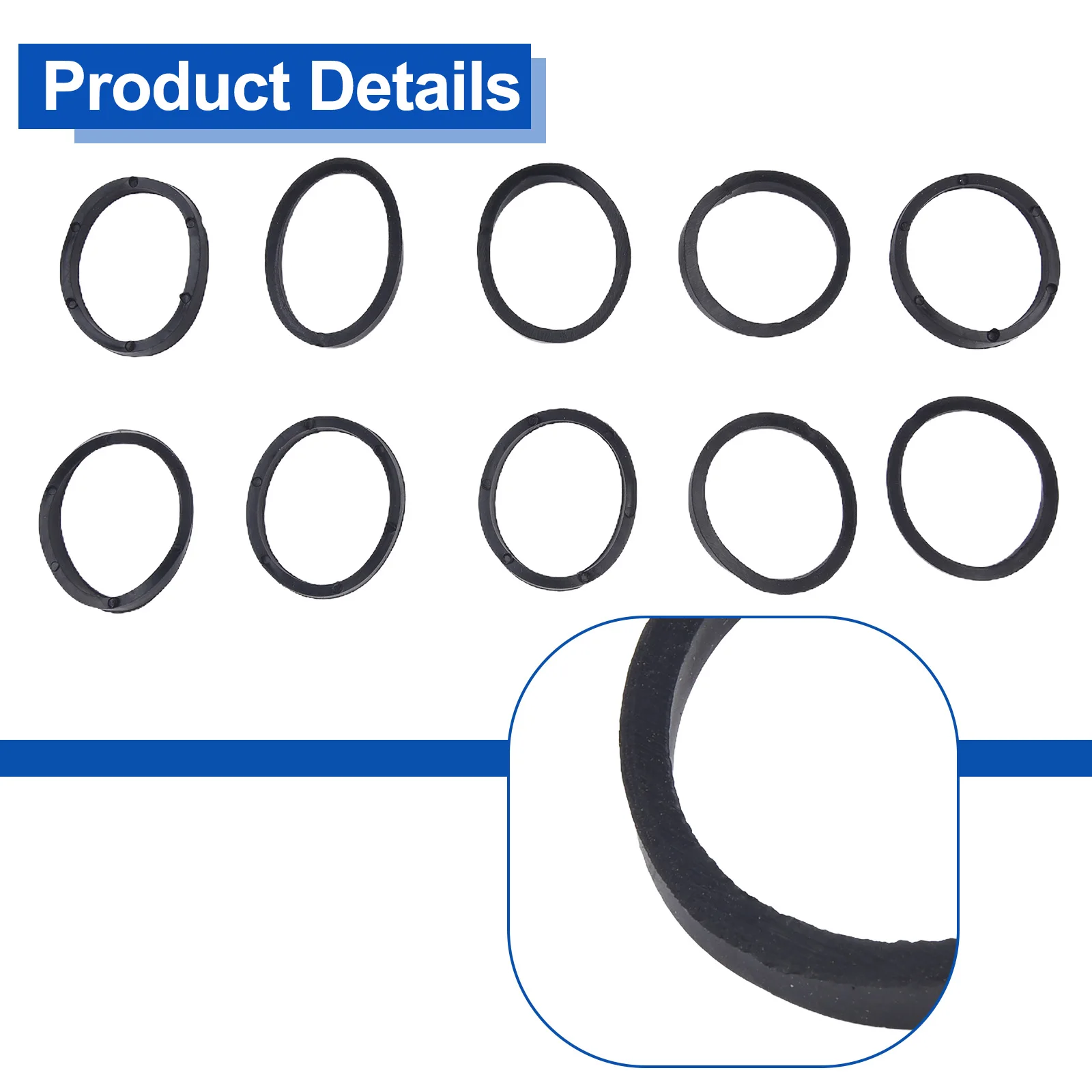 10/20pcs Replacement Orings / Rubber Washers For 1" Spinlock Dumbbell Nut Fitness Replacement Accessories dumbbell replacement accessories