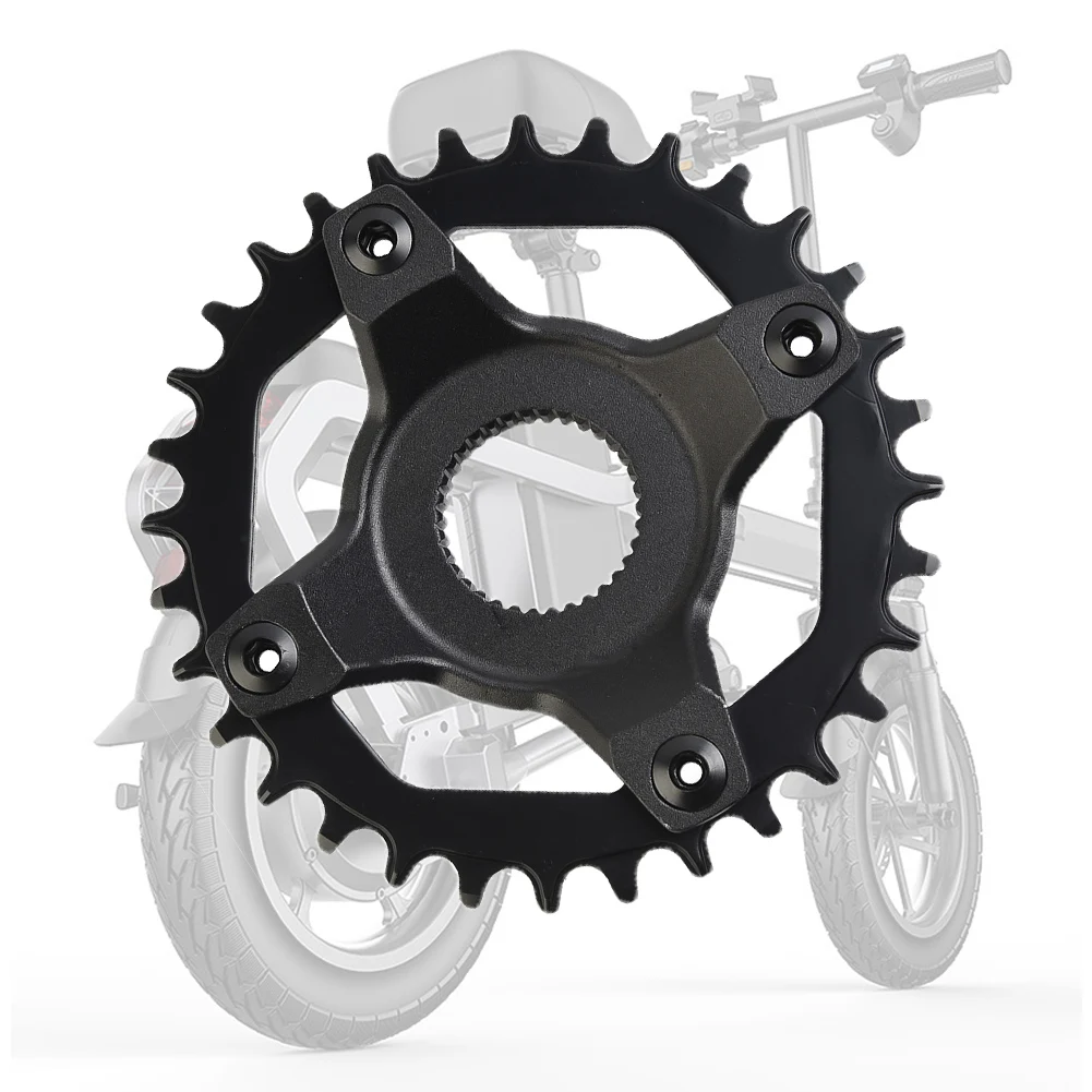 

Новая прочная и практичная Звездочка для электровелосипеда 1 шт. 500 г черные Запчасти для электровелосипеда сталь 136 мм-171 мм