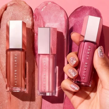 Fenty Beauty 9 colori lucidalabbra colorato rossetto liquido impermeabile labbra rosa nude tinta trucco smalto labbra cosmetici macchia labbra rosa