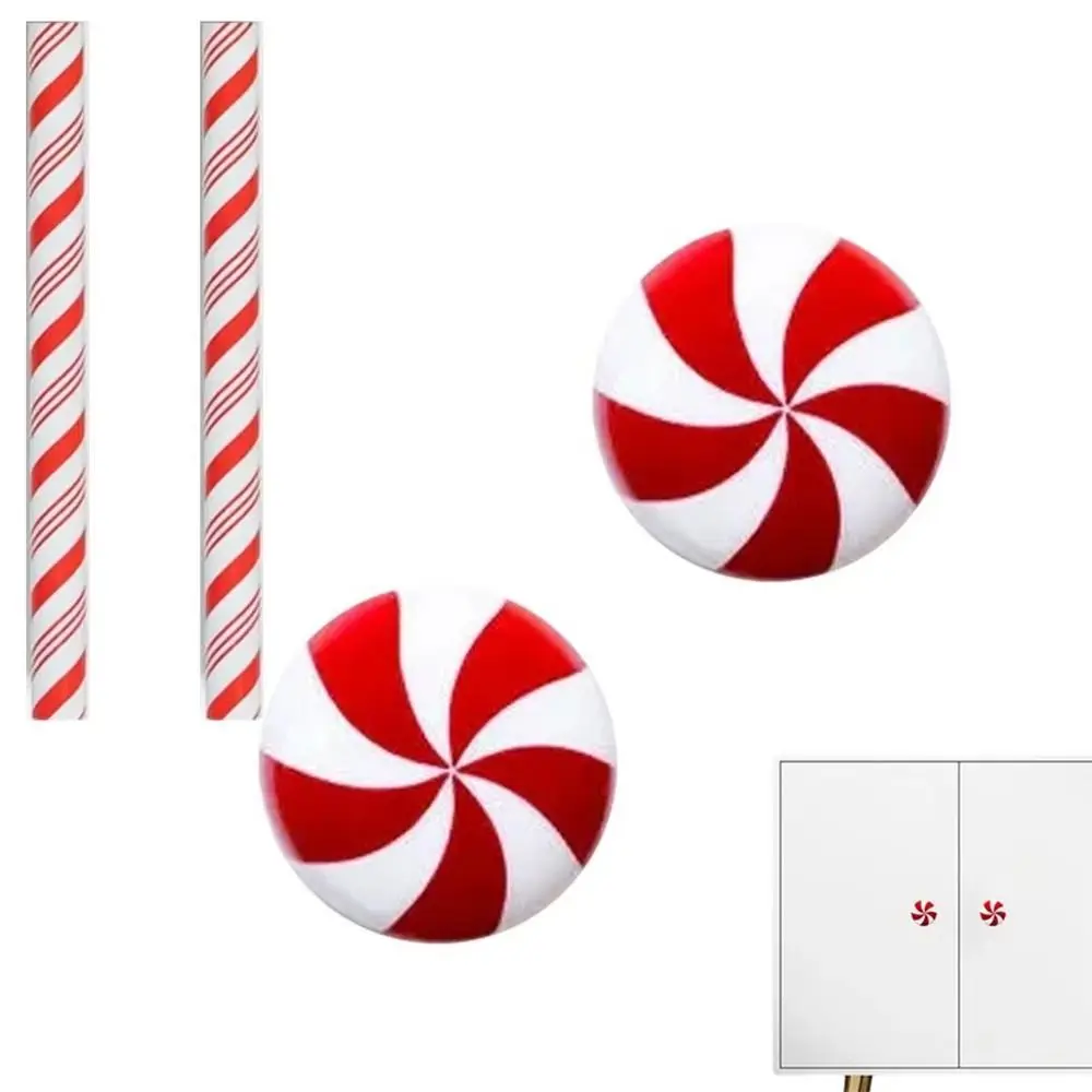 for Dresser Drawers Christmas Button Covers Reusable Easy to Install Closet Dresser Pulls Drawer Knobs Xmas Decoration