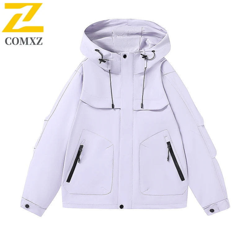 EiAO Windbreaker Premium Couple's Waterproof Lightweight Outdoor Jacket for Hiking Camping Fishing Luxury Abrasio-Resistant Wear