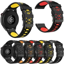 

For 22mm Silicone Strap For Huawei Watch GT Active / 2 Classic Sport Strap Bracelet For Samsung Galaxy Watch 46mm Gear S3 Strap