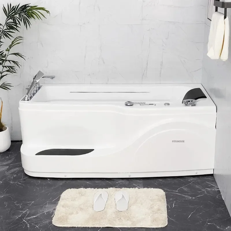 Bathroom Supplies Adult Jacuzzi Household Acrylic Massage Tub Intelligent Constant Temperature Heating Surf Single Bathtub X 5