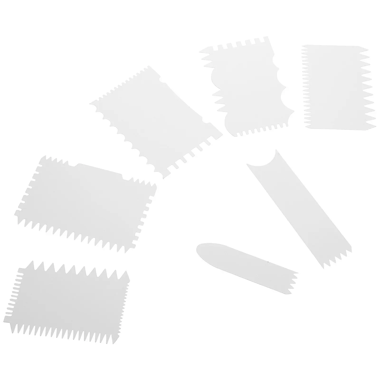 7Pcs 어린이 미술 공예 스크레이퍼 아크릴 페인팅 스크레이퍼 어린이를위한 그리기 도구 경량 사용하기 쉬운 낙서 그리기 도구