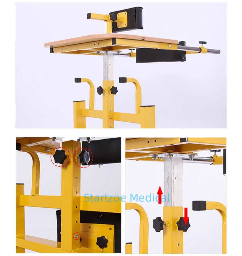 rehabilitation Children standing force auxiliary device steel plate thickening  train Assisted walk aid with universal wheel 3
