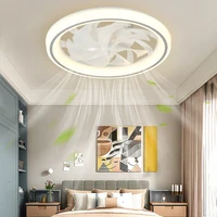 New Ceiling Fan Light Living Room Bedroom Modern and Simple Home Intelligent Remote Control Restaurant LED Fan Light 2