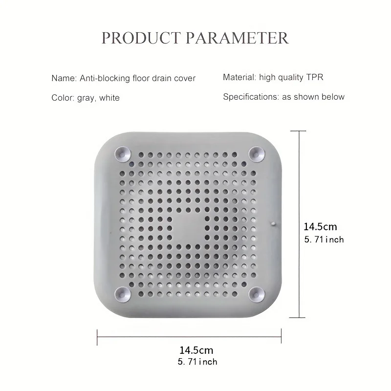 Hair Filter Sink Anti-blocking Strainer Bathtub Shower Floor Drain Stopper Sewer Outfall Filter Bathroom Accessories shower drain plug,shower drain,floor drain filter,shower sink strainer,sink drain strainer,bathtub stopper,floor drain strainer,basin drain cover,floor drain,bathroom water stopper