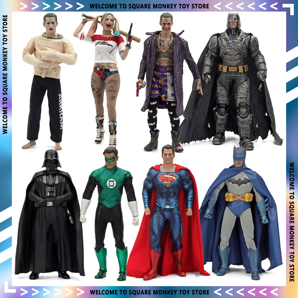 

Harley Quinn Anime Figure Suicide Squad DC Joker Bruce Wayne Batman Action Figurine Movable PVC Collection Model Movie Doll Toys