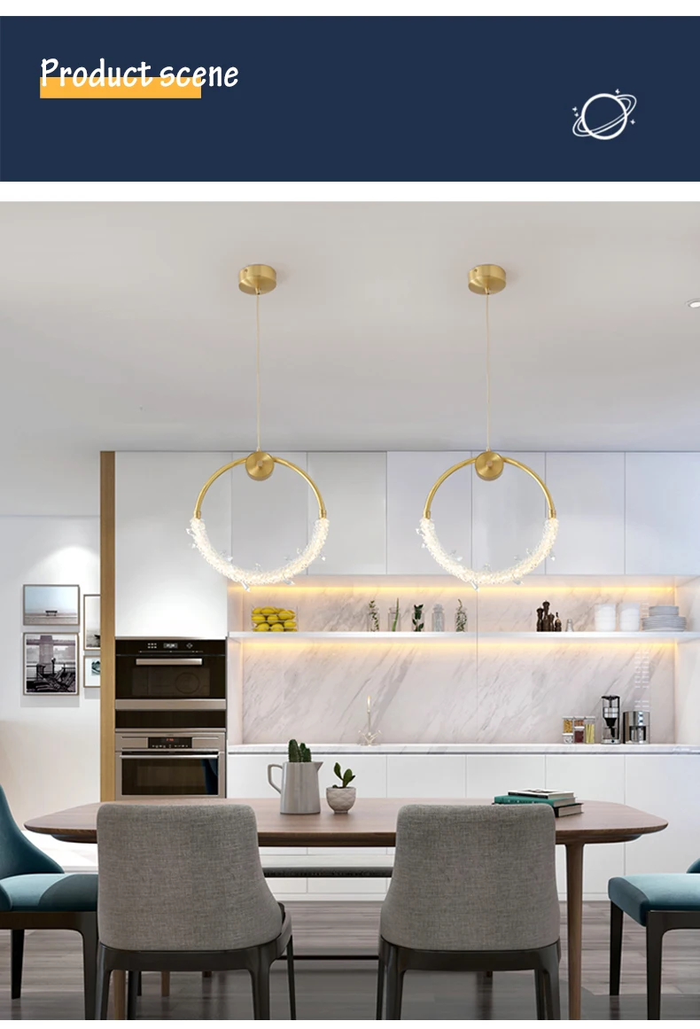 Petit lustre moderne