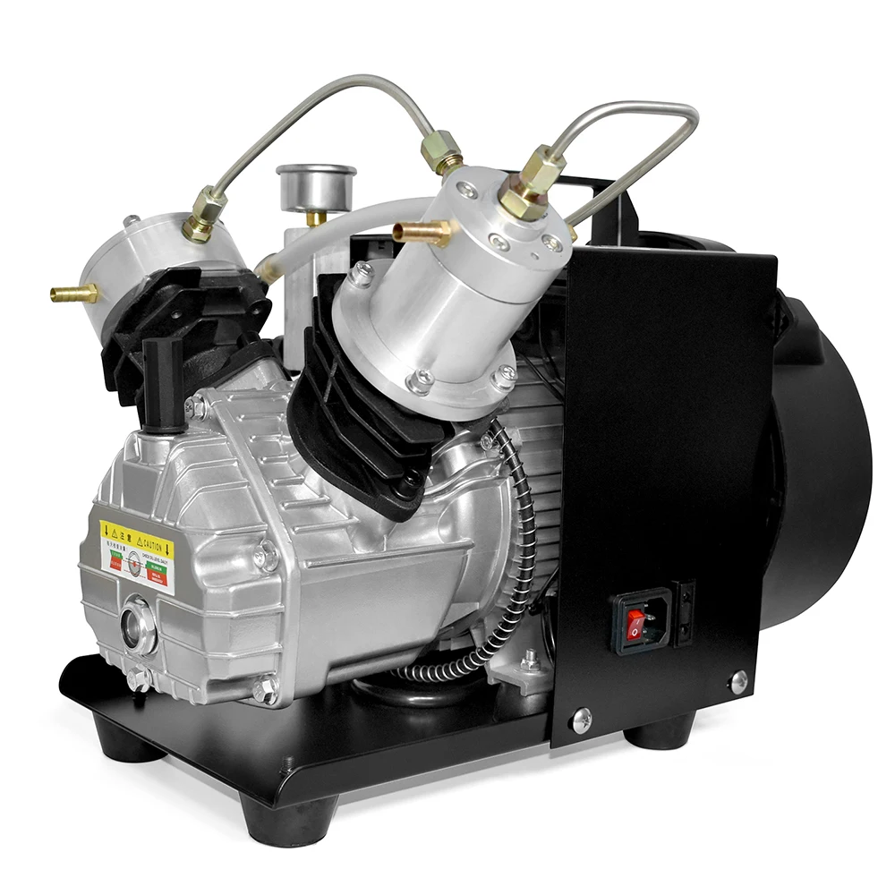 TUXING Compressore Alta Pressione 300BAR 1800W - PCP Per Fucili Ad Aria, Paintball E Bombole Sub, Raffreddato Ad Acqua
