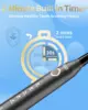 Seago Sonic Electric Toothbrush SG-507 for Adult Timer Brush 5 Modes Micro USB Rechargeable Tooth Brush Replacement Heads Set 2