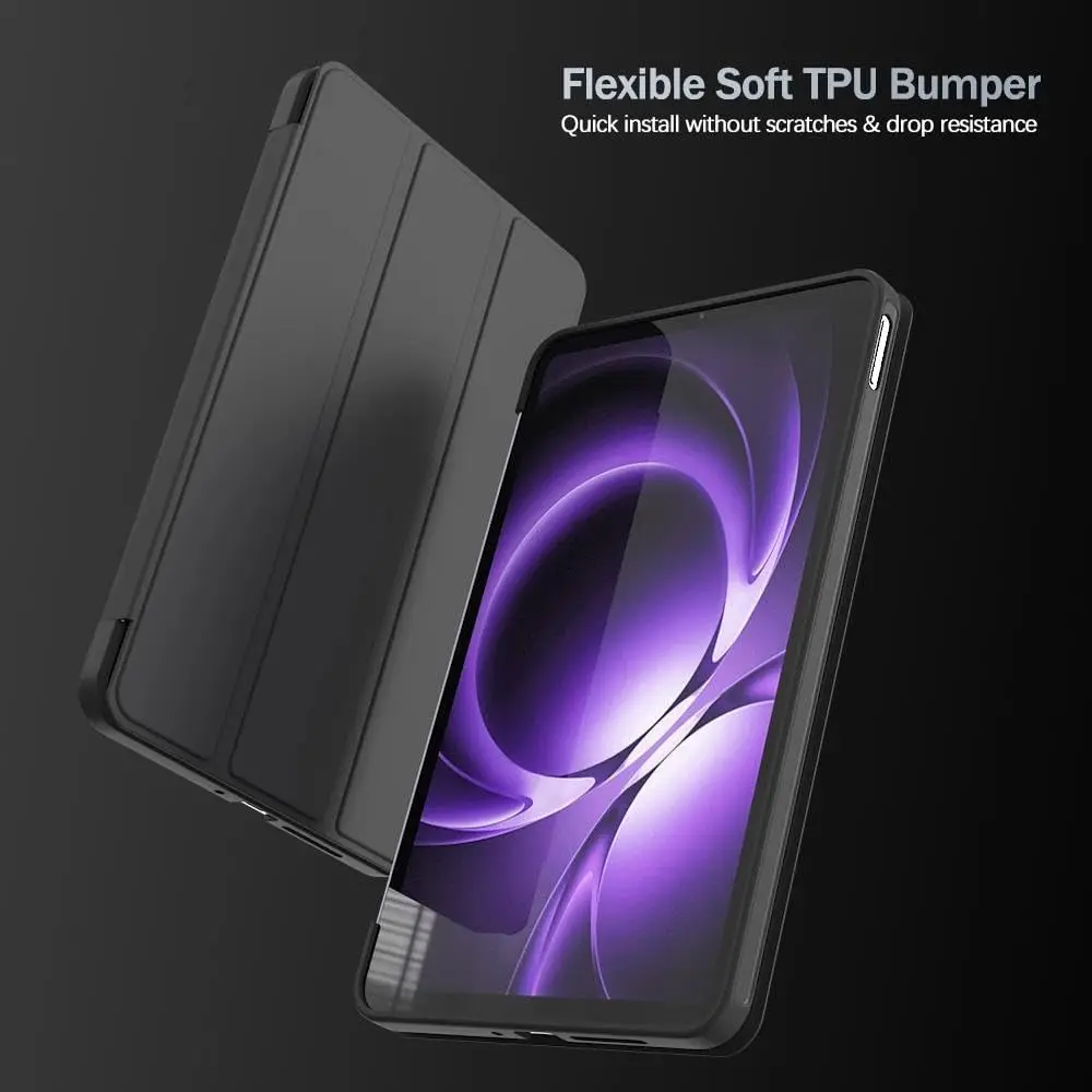 Premium PU Leather Smart Auto Sleep Flip Stand Holder