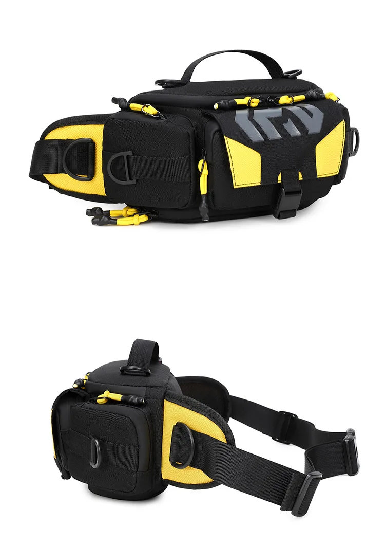 Lässige Mode Herren Taille Tasche Atmungsaktive Wasserdichte Langlebige Umhängetasche Outdoor Sport Radfahren Wandern Taktische Brust Tasche – Detail 16