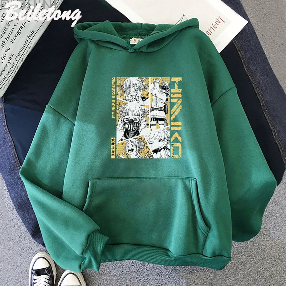 

Himiko Toga Anime Hoodies My Hero Academia Sweatshirts Women Man Spring/Autumn Graphic Japanese Manga Pullovers Sportswear
