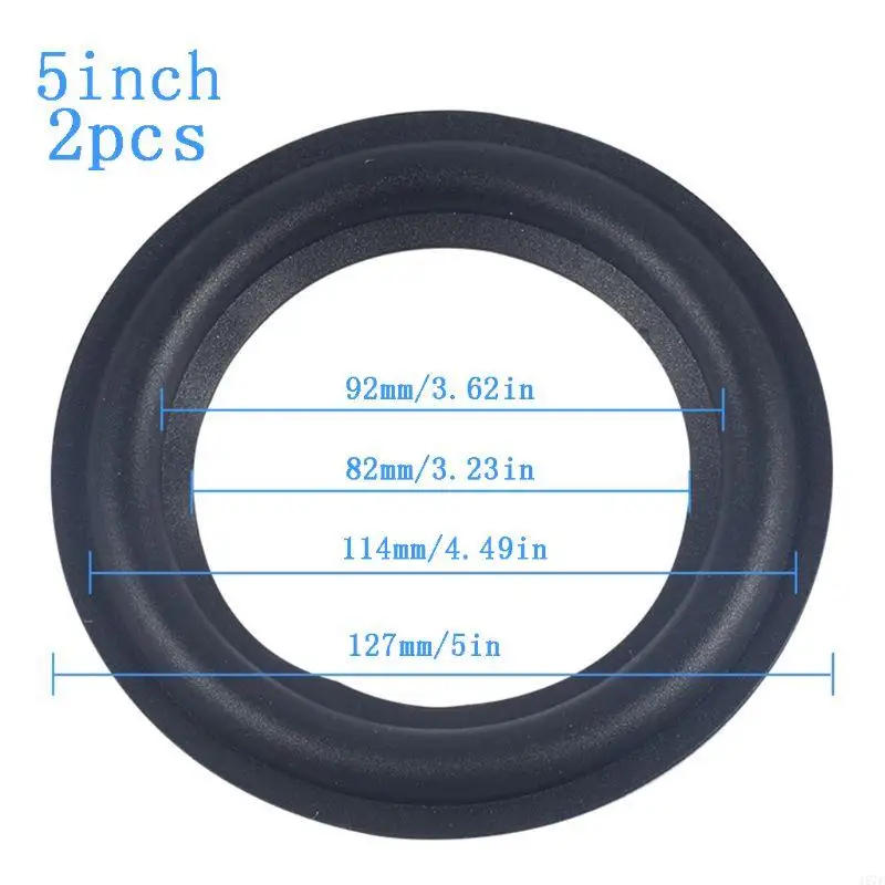 157F High Performance Rubber Rings Replacement Parts for Speaker Repair or DIY