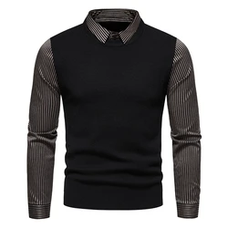 Winter Men's Sweater 2023 New Knitwear Large Size Led Clothes Casual Pullovers Personality Fashion Cold Shirts