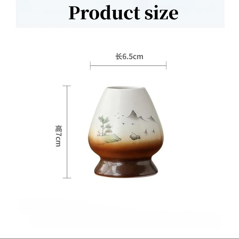 Matcha Tea Set Matcha Tea Tools Tea Ceremony Tools Tea Set Japanese Matcha Whisk Stand Tea Ceremony Matcha Bowl Chasen Stand Kitchen Dining Room Ceramic Tea Bowl Whisk Holder