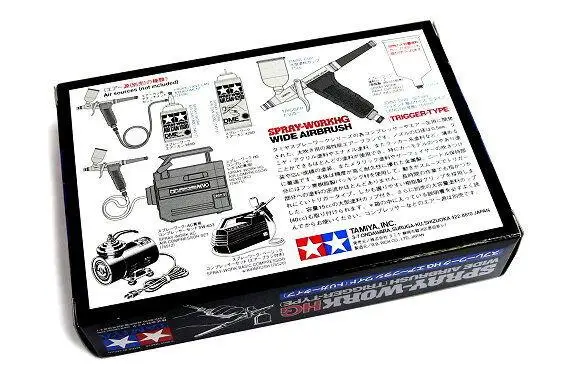 タミヤ74523モデルクラフトツールspary work hg幅のエアブラシ