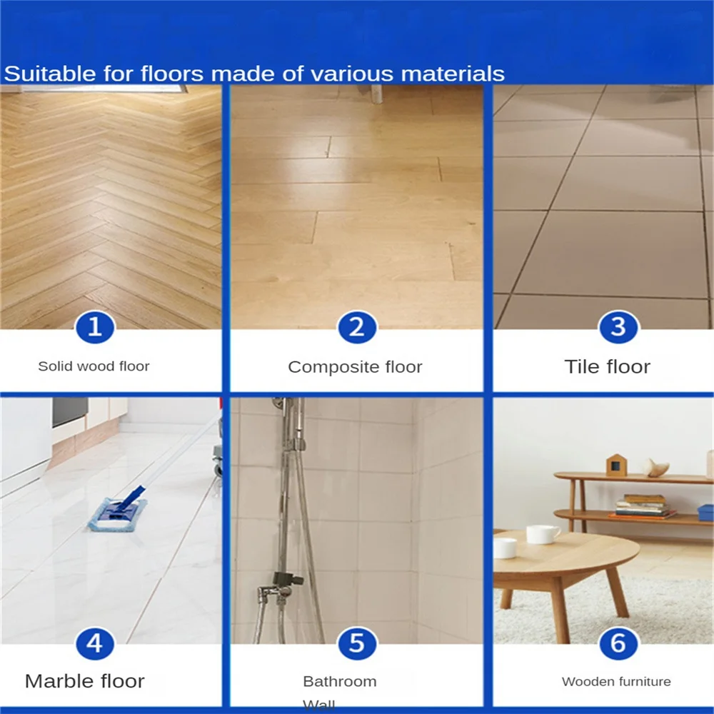 Multi-effect Floor Cleaner Cleaning Sheet Ceramic Floor Wiping Wooden Tiles Toilet Porcelain Cleaning Household Hygiene