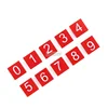 Marumine MOC 1x1 Classic 3070 Printed Digital Tile Parts Building Blocks Bricks Model Toys Constructor Educational Accessories 3