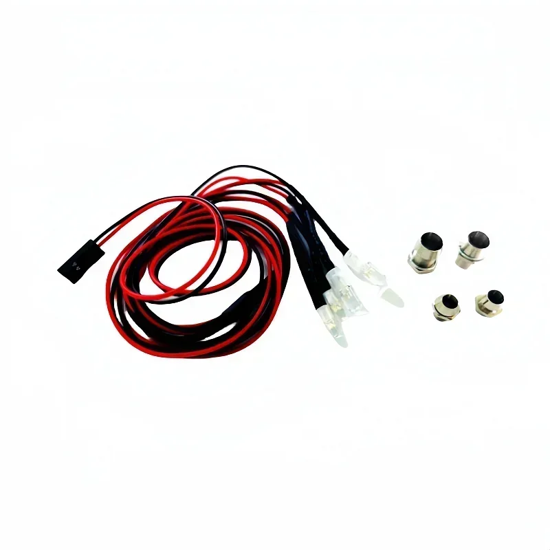 Kit LED Auto RC 2/4/6 Pezzi Faro Bianco Rosso 3-7V
