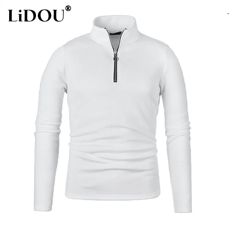 2023 New Korean Fashion Autumn Jacket Men Solid Color Sports Chic Loose Casual Safari Harajuku Street Hipster Neat Sweatshirts