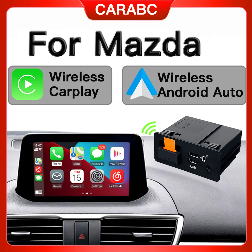 P2 Wired or P3 Wireless Carplay Android auto Adapter For Retrofit