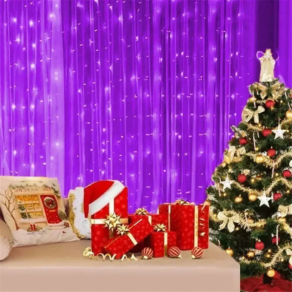 Description Picture 6 of itemLED Curtain Lights,8 Modes USB Fairy String Lights With Remote,For Wedding Party Patio Gazebo Home Garden Christmas Decoration